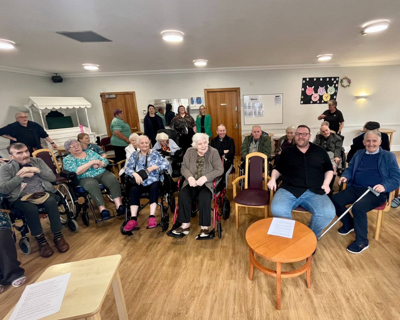 Residents enjoy comedy gig at Rosepark care home