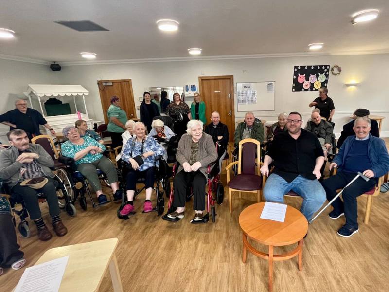 Residents enjoy comedy gig at Rosepark care home