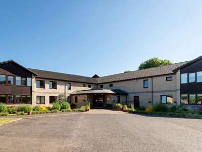 Exterior of Benvie Care Home Dundee