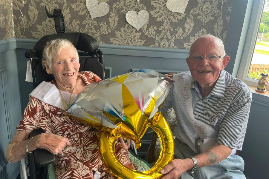 Alice and Alec celebrate 60th anniversary at Jesmond