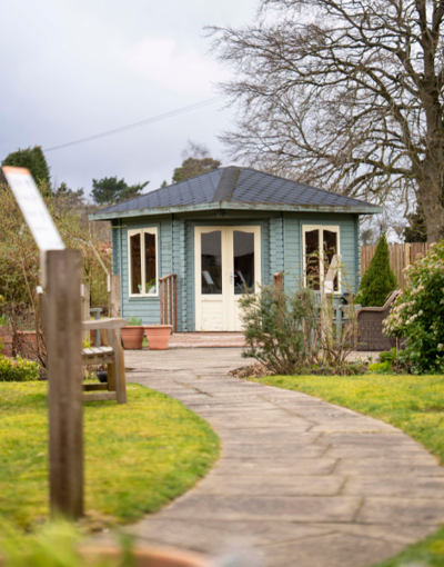 Beech Manor Garden with central Summer House